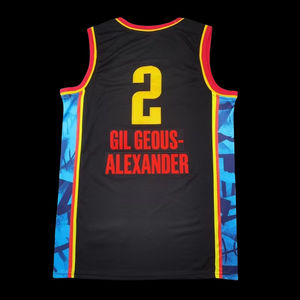 2026 Neue Genähte Herren-Basketballtrikots: <span class=keywords><strong>2</strong></span> Gilgeous-Alexander, 7 Holmgren, 8 Jaylin Williams, Hochwertig und Atmungsaktiv - Product Image 2