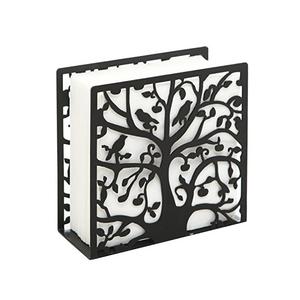 Soporte de colección de servilletas de alta calidad, mesa de Metal para cocina, acabado mate, diseño Simple, acabado Premium, uso cuadrado Chapado en negro - Product Image 4