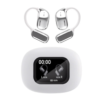 Auriculares Inalámbricos TWS con Pantalla Digital, Resistentes al Agua IPX4, Cancelación de Ruido Activa (ANC), Controles Táctiles, para Deportes y Uso Profesional