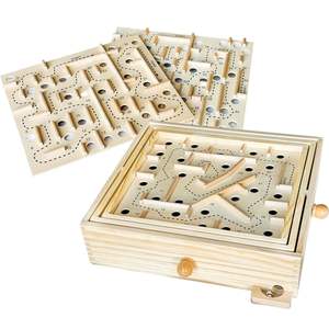 Wooden Labyrinth <b>Balance</b> <b>Game</b> | Handmade Superior Quality Finish | Factory Direct Bulk Wholesale - Product Image 2