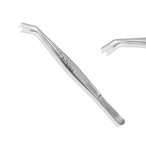 Gerald 18cm Dental Surgical <strong>Instruments</strong> 1x2 Teeth Tissue <strong>Dissecting</strong> Forceps Reusable Clamp Manual Power Source Medical Supplies - Product Image 5