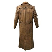 Veste chemise en cuir PU noir pour homme avec fermeture boutonnée et poches poitrine, style décontracté, col rabattu, coupe classique, pour l'automne