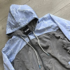 Ropa Deportiva de Alta Calidad al por Mayor, Conjunto Cortavientos Transpirable para Invierno, Ropa de Calle para Exteriores, Chaqueta Impermeable con Cuello Alto de Lona para Hombre - Product Image 2