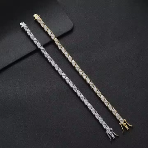 Luxury 3.50 MM Lab Grown 925 <b>Silver</b> Rose Gold Plated Tennis <b>Bracelet</b> Classic Wedding Jewelry Women Everyday Wear Celebrations - Product Image 6