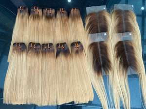 Offre spéciale Vendeur suisse de perruques frontales en dentelle à fermeture HD mince Vente en gros transparente Vendeurs de perruques en cheveux bruts vietnamiens humains - Product Image 4