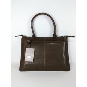 Bolsas de oficina de cuero auténtico de alta calidad, bien protectoras, bolsas portátiles de viaje de gran capacidad de 16 pulgadas para hombres y mujeres - Product Image 1