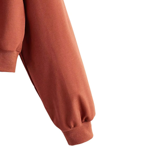 Vente flash, faible MOQ, sweat-shirt pour femme, manches longues, tenue tendance, sweat-shirt court pour femme, respirant, sweat-shirt court pour femme, 100% coton - Product Image 4