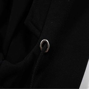 Sweat à capuche surdimensionné personnalisé de luxe en gros fabrication de coton lourd 100% sweat à capuche en éponge française - Product Image 5