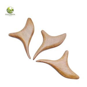 Masajeador de Cabeza de Madera Natural Tradicional Hecho a Mano de Primera Calidad, Peine de Dientes Anchos para Raspado de Meridianos, Alivio del Estrés y Flujo Sanguíneo - Product Image 2