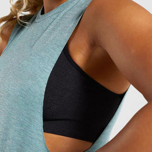 Débardeur de sport sans manches pour femme, impression numérique, logo, respirant, veste de fitness, crop top grande taille pour la musculation - Product Image 5