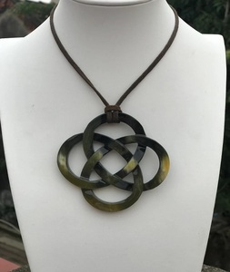 Colección de joyas de hueso de cuerno de búfalo de lujo, collar de estilo Animal hecho a mano, puntas de cuerno de origen ético, regalo perfecto, artesanías de ágata - Product Image 3