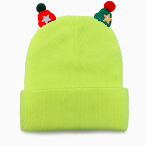 Gorro de Invierno 2025, Gorro Navideño de Punto Suave y Cálido con Bordado 3D para Playa o Negocios - Product Image 4