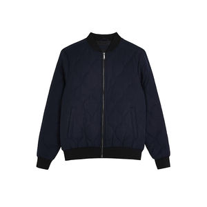 เสื้อแจ็กเก็ตบอมเบอร์สำหรับผู้ชายกระเป๋าด้านหน้าพิมพ์โลโก้ตามสั่งน้ำหนักเบา - Product Image 1