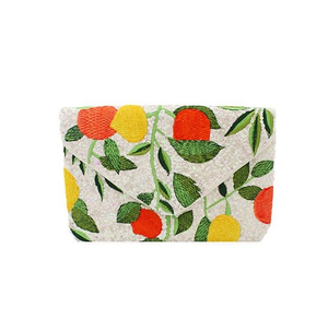 Bolso de mano de lomo de diseñador con bordado de cuentas de semillas con cerradura magnética Bolso de mano bordado con cuentas de lujo con opción de logotipo personalizado - Product Image 5