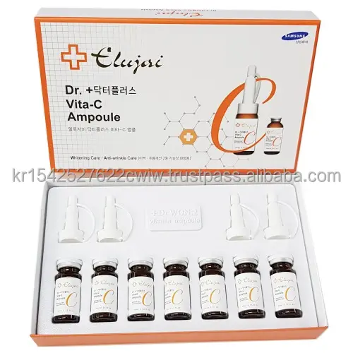 Elujai Dr.Plus Vita-C Ampoule Set 10Ml X 7ea Phát Sáng Với Kem Dưỡng Ẩm Làm Từ Hàn Quốc
