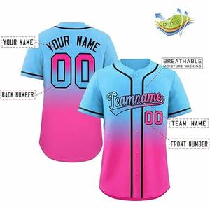 Venta al por mayor de fábrica, camisetas de béisbol personalizadas, camiseta de béisbol, uniforme de béisbol de competición juvenil - Product Image 6