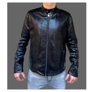 Vente en gros dernier manteau en cuir de vachette véritable de haute qualité, long manteau respirant de style vintage, OEM veste en cuir pour hommes - Product Image 3