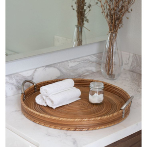 Merveilleux design forme ronde grande table à manger pour la maison plateau de service alimentaire et plaqué dernière nouvelle collection plateau de nourriture de mariage - Product Image 2