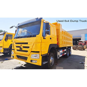 รถบรรทุกดีเซล FAW/มิตซูบิชิ 6x4 เกียร์อัตโนมัติ แบบเทท้าย พร้อมเครื่องยนต์ Weichai และกล้องมองหลัง - ความจุ 50 ตัน - พวงมาลัยขวา - Product Image 3