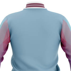 Veste universitaire sur mesure en gros, usine OEM, vêtements d'équipe universitaire, streetwear, style baseball, manches en cuir doux, vêtements de sport - Product Image 5