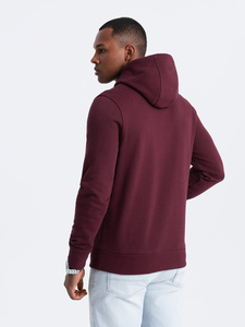 Otoño nuevos hombres 100% sudaderas con capucha de algodón 360G algodón grueso lavado sudadera de gran tamaño con diseño liso - Product Image 4