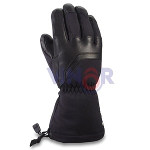 Guantes de esquí calefactables impermeables de invierno de rango superior mitones de esquí de cuero a prueba de viento para niños cómodos deportes y conducción guantes de esquí - Product Image 1