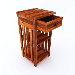 Top Selling Article Bed Side Table for Living Room Narrow End Side Table Space-Saving Slim Night <b>Stand</b> with Storage and Drawer - Product Image 1