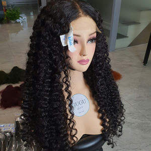 วิกผมคนแบบชาวพม่าแบบม้วนยาวสองชั้นพร้อมลูกไม้ใส - Product Image 4