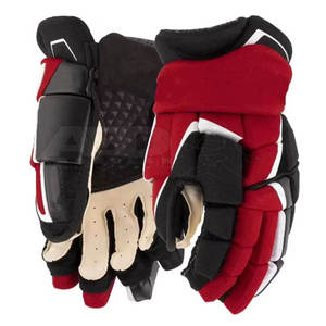 Guantes de hockey sobre hielo personalizados hechos con tela transpirable y interior suave que proporcionan un uso cómodo durante el entrenamiento. - Product Image 1