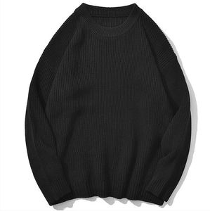 Suéter de mujer, suéteres transpirables de cuello redondo para mujer, suéter informal de colores sólidos a la moda para niña, suéter de punto suelto para mujer - Product Image 5