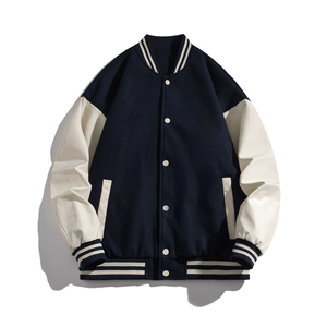 Chaqueta de invierno de alta calidad para hombre hecha a medida con logotipo universitario Tela de lona de Estilo Vintage unisex - Product Image 2