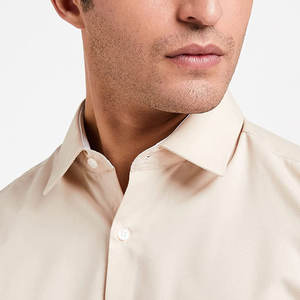 Chemises de bureau pour hommes en gros, à rayures, boutonnées, grandes tailles, manches longues, en coton, service OEM - Product Image 5