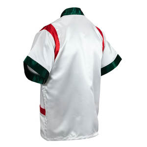 Nouvelle arrivée Premium XL Satin veste de boxe pour hommes Style décontracté col à capuche léger caractéristique fermeture éclair printemps fini OEM Service - Product Image 4