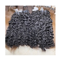 Extensions de cheveux humains Remy vierges non traités 12A 15A, cuticules alignées, ondulation naturelle, 100g, vente en gros, lots de cheveux bruts pour revendeurs