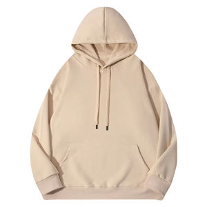 Sudadera con Capucha de Algodón de Manga Larga Informal Personalizada para Hombre, Sudadera con Capucha de Color Sólido Estampada de Moda para Otoño - Product Image 6