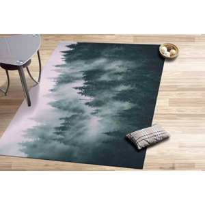 Tapis imprimé : Facile à nettoyer, Décoration de bureau, Chambre à coucher, Style campagnard, Antidérapant, Tapis doux non tissé - Product Image 2