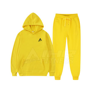 Conjunto Deportivo Unisex XXL 100% Algodón para Invierno, de Alta Calidad, Secado Rápido, Transpirable, con Estampado, Ropa Casual de Talla Grande con Forro Polar - Product Image 1