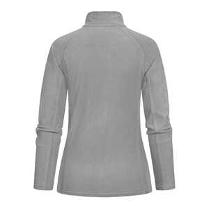 Chaqueta de lana cómoda para exteriores de invierno a la moda para mujer, chaqueta deportiva de cuello alto con cremallera suave con logotipo personalizado - Product Image 3