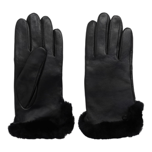 Gants d'hiver en cuir véritable de haute qualité noir chaud extérieur comprenant des gants de moto de route de ski - Product Image 2