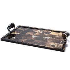 ถาดเสิร์ฟอาหารทำจากฮอร์นธรรมชาติสำหรับตกแต่งห้องครัวห้องนั่งเล่นถาดเสิร์ฟอาหารสุดหรูใช้ในบ้าน - Product Image 3