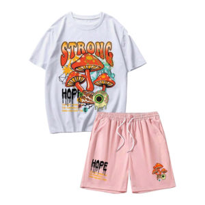 Top Quality Unisex Custom Logo Sport Track Suit <b>Men's</b> Casual Cotton <b>T</b>-<b>Shirts</b> <b>Shorts</b> <b>Sets</b> Breathable Solid Plus Size for Autumn - Product Image 1