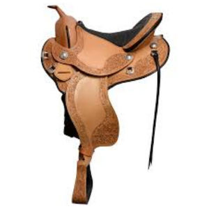 Selle anglaise originale de haute qualité en cuir Western Horse Ropar Ranch Style prix de gros course de baril - Product Image 1