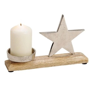 Portavelas Metálico de Calidad Superior, Colección QUALITY, Forma Redonda, Hecho a Mano, Decoración para el Hogar, para Bodas y Navidad - Product Image 3