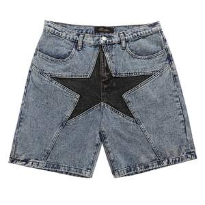 Short en jean Hip Hop Streetwear Nouveau style Short en jean ample pour hommes - Product Image 1