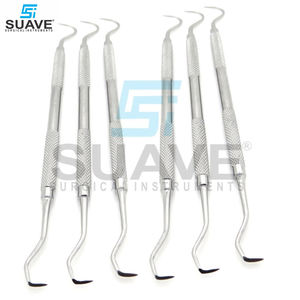 Meilleure vente en acier inoxydable à poignée confortable ensemble de sondes de chirurgie dentaire par SUAVE INSTRUMENTS CHIRURGICAUX - Product Image 3