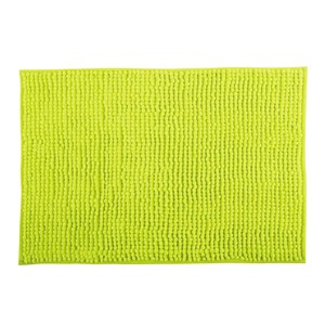 Tapis de bain en chenille, vert (60 x 90 cm) - MSV. - Product Image 1