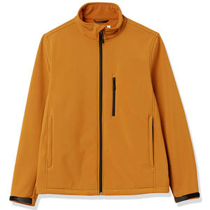 Vestes Softshell pour hommes OEM Vêtements d'extérieur respirants et coupe-vent directement en usine Marque de marque privée acceptée - Product Image 5