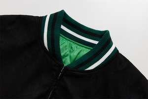 Chaquetas para Hombre, Chaqueta Bomber Universitaria para Hombre, Ropa de Calle de Invierno, Estilo Béisbol, Bordado de Campeones, Abrigo Informal Cálido y Moderno - Product Image 4