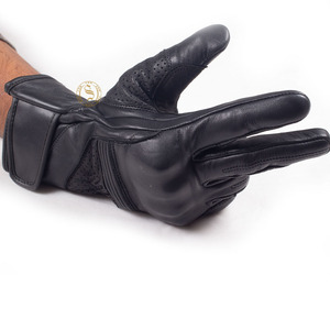 Nouveau cuir chaud doublé course moto Motocross gants écran tactile hiver cuir conduite gants pour hommes - Product Image 6