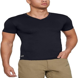 T-shirt blanc de base personnalisé à épaules tombantes T-shirt en coton avec logo personnalisé T-shirt à manches courtes en coton biologique - Product Image 4
